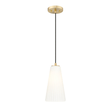 Z-Lite Farrell 6" 1-Light Pendant - 120V - Modern Gold