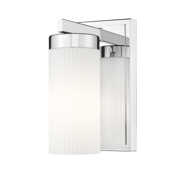 Z-Lite Danica 1-Light Wall Sconce - 120V - Chrome / White