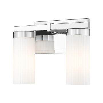 Z-Lite Danica 2-Light Vanity - 120V - Chrome / White