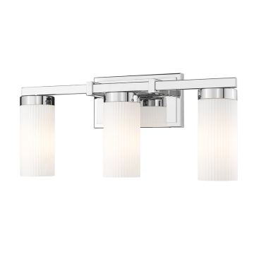 Z-Lite Danica 3-Light Vanity - 120V - Chrome / White