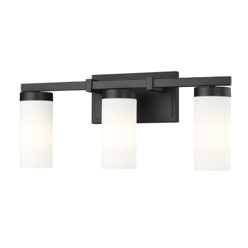 Z-Lite Danica 3-Light Vanity - 120V - Matte Black