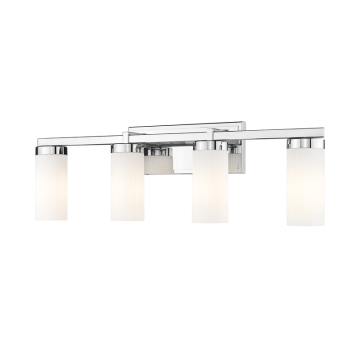 Z-Lite Danica 4-Light Vanity - 120V - Chrome / White