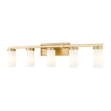 Z-Lite Danica 5-Light Vanity - 120V - Modern Gold