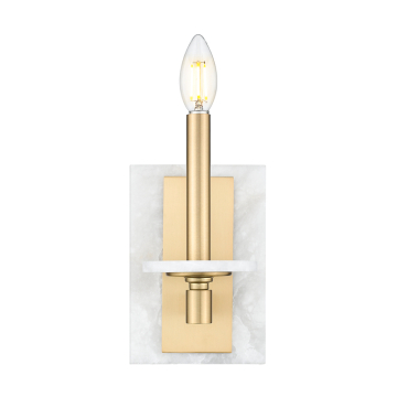 Z-Lite Kaden 1-Light Wall Sconce - 120V - Modern Gold / Alabaster