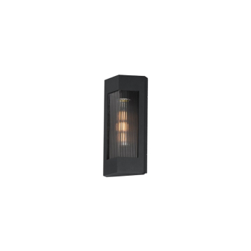 Maxim Lighting Triform 14" Outdoor Wall Sconce - 120V - Black / Antique Brass