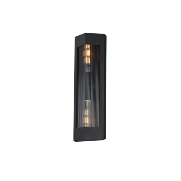 Maxim Lighting Triform 20" Outdoor Wall Sconce - 120V - Black / Antique Brass