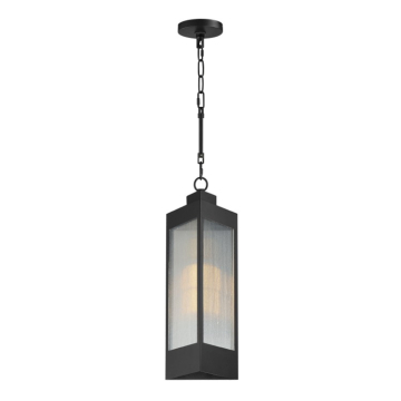 Maxim Lighting Triform 7.5" LED Outdoor Pendant - 120V - Black / Antique Brass
