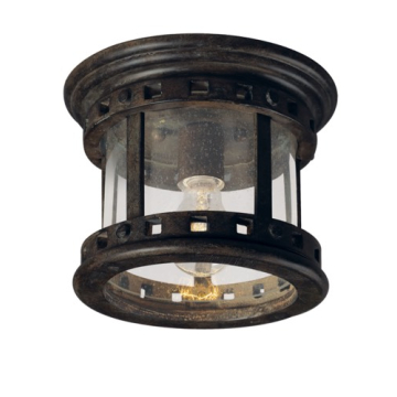 Maxim Lighting Santa Barbara Die Cast 1-Light Outdoor Ceiling Mount - 120V - Sienna