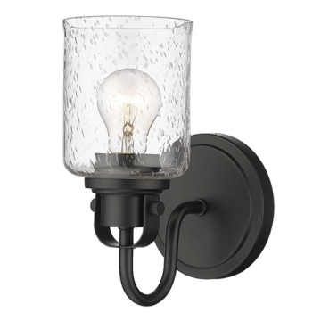 Z-Lite Kinsley 1-Light Wall Sconce - 120V - Matte Black