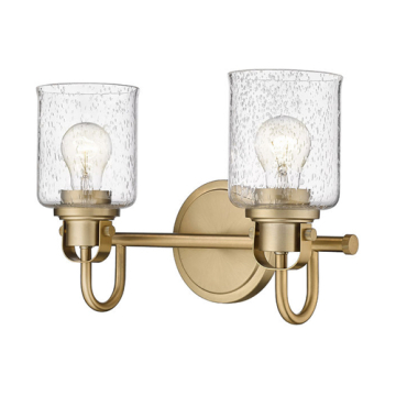Z-Lite Kinsley 2-Light Vanity - 120V - Heirloom Gold