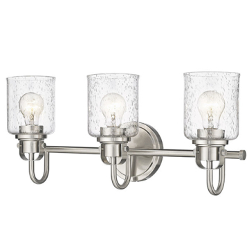 Z-Lite Kinsley 3-Light Vanity - 120V - Brushed Nickel