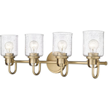 Z-Lite Kinsley 4-Light Vanity - 120V - Heirloom Gold