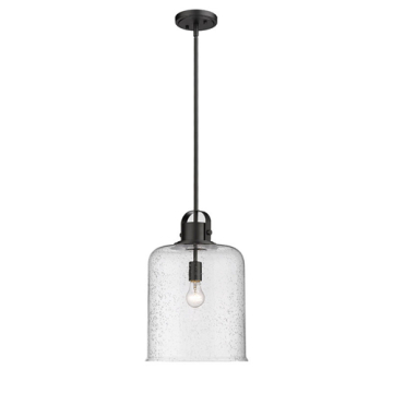 Z-Lite Kinsley 12" 1-Light Pendant - 120V - Matte Black