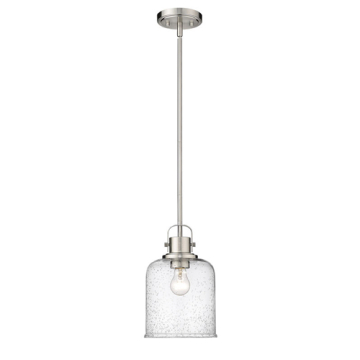 Z-Lite Kinsley 8" 1-Light Pendant - 120V - Brushed Nickel