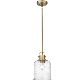 Z-Lite Kinsley 8" 1-Light Pendant - 120V - Heirloom Gold