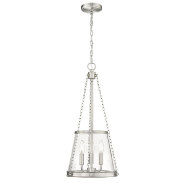 Z-Lite Prescott 3-Light Pendant - 120V - Brushed Nickel