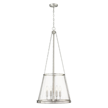 Z-Lite Prescott 4-Light Pendant - 120V - Brushed Nickel