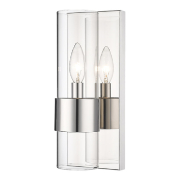 Z-Lite Lawson 1-Light Wall Sconce - 120V - Polished Nickel
