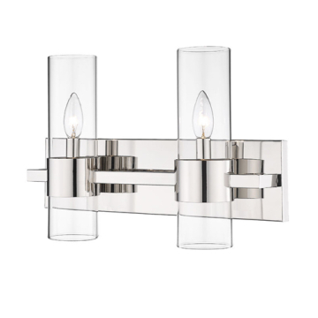 Z-Lite Lawson 2-Light Vanity - 120V - Polished Nickel