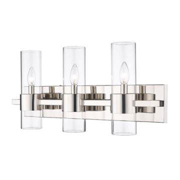 Z-Lite Lawson 3-Light Vanity - 120V - Polished Nickel
