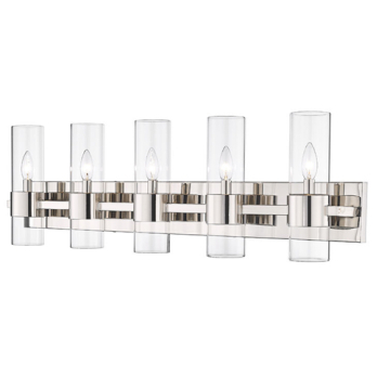 Z-Lite Lawson 5-Light Vanity - 120V - Polished Nickel