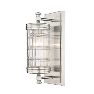 Z-Lite Archer 1-Light Wall Sconce - 120V - Brushed Nickel