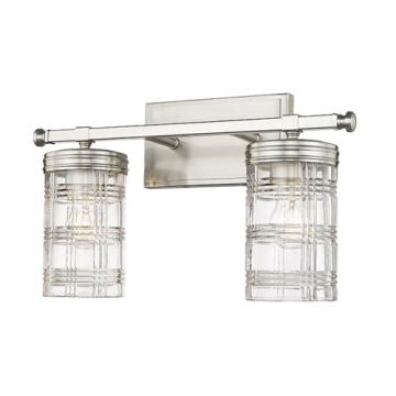 Z-Lite Archer 2-Light Vanity - 120V - Brushed Nickel