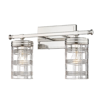 Z-Lite Archer 2-Light Vanity - 120V - Polished Nickel
