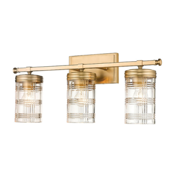 Z-Lite Archer 3-Light Vanity - 120V - Heirloom Gold