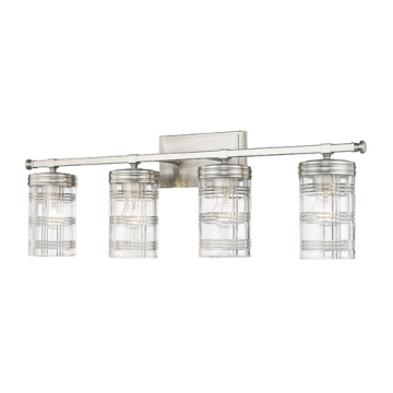 Z-Lite Archer 4-Light Vanity - 120V - Brushed Nickel