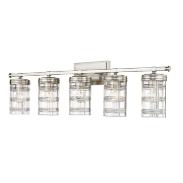 Z-Lite Archer 5-Light Vanity - 120V - Brushed Nickel