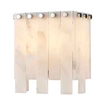 Z-Lite Viviana 2-Light Wall Sconce - 120V - Polished Nickel