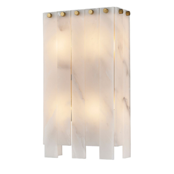 Z-Lite Viviana 4-Light Wall Sconce - 120V - Rubbed Brass