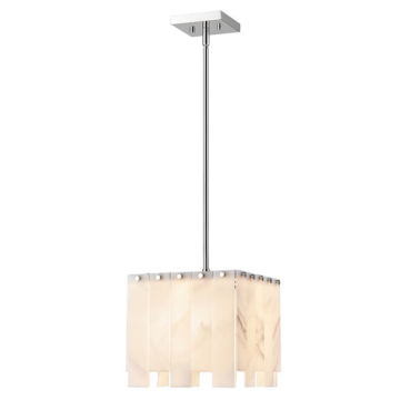 Z-Lite Viviana 12" 1-Light Pendant - 120V - Polished Nickel