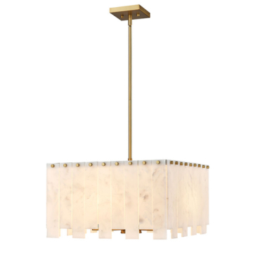 Z-Lite Viviana 20" 8-Light Chandelier - 120V - Rubbed Brass