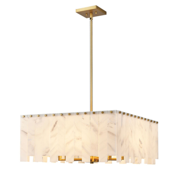 Z-Lite Viviana 26" 8-Light Chandelier - 120V - Rubbed Brass