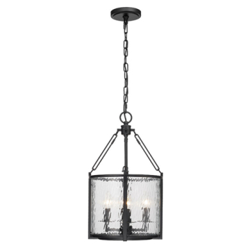 Z-Lite Barrington 4-Light Pendant - 120V - Matte Black