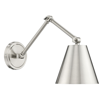 Z-Lite Regent 1-Light Wall Sconce - 120V - Brushed Nickel