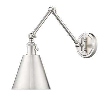 Z-Lite Gayson 1-Light Wall Sconce - 120V - Brushed Nickel