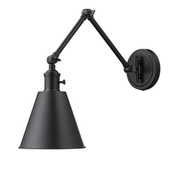 Z-Lite Gayson 1-Light Wall Sconce - 120V - Matte Black