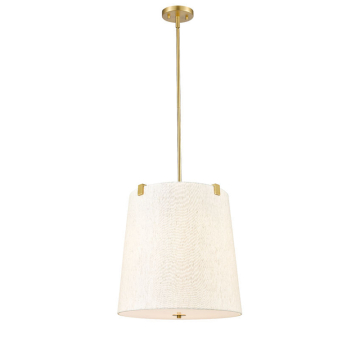 Z-Lite Weston 5-Light Pendant - 120V - Modern Gold / Cream