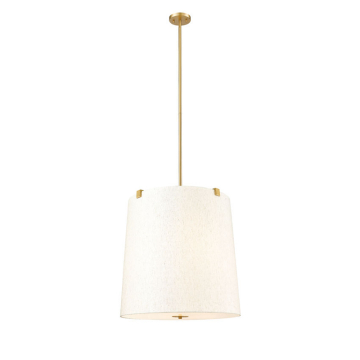 Z-Lite Weston 6-Light Pendant - 120V - Modern Gold / Cream