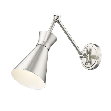 Z-Lite Soriano 1-Light Wall Sconce - 120V - Brushed Nickel