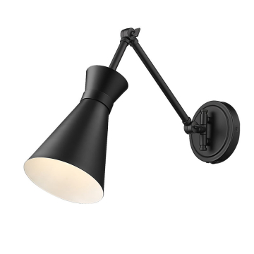 Z-Lite Soriano 1-Light Wall Sconce - 120V - Matte Black