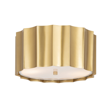 Maxim Lighting Allegra Flush Mount - 120V - Weathered Brass