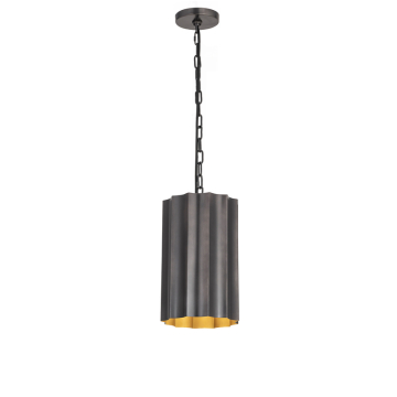 Maxim Lighting Allegra 1-Light Mini Pendant - 120V - Gunmetal / Gold