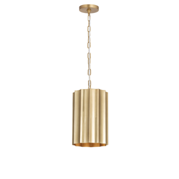 Maxim Lighting Allegra 1-Light Mini Pendant - 120V - Weathered Brass