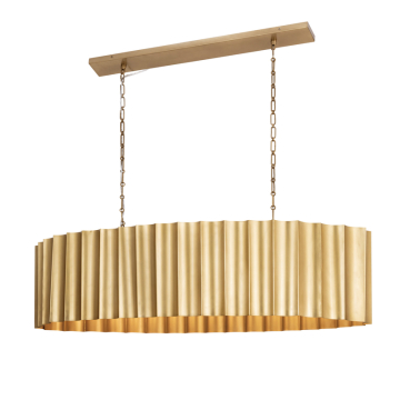Maxim Lighting Allegra 5-Light Linear Pendant - 120V - Weathered Brass