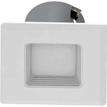 RAB 4" 7W Square LED Retrofit Downlight - Dimmable - Baffle Trim - 4000K - 787 Lumens - 120V