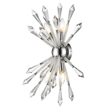 Z-Lite Soleia 4-Light Wall Sconce - 120V - Chrome 
